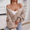 Retro Loose Knitted Cardigan Coat