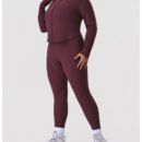 Plus Size Nude Feel Body Shaping Yoga Set – High Elastic Fit