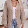 Retro Loose Knitted Cardigan Coat