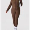 Plus Size Nude Feel Body Shaping Yoga Set – High Elastic Fit