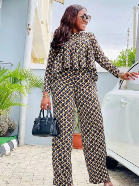 Plus Size Best-Selling Casual Loose Print Comfortable Two-Piece Set