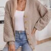 Retro Loose Knitted Cardigan Coat