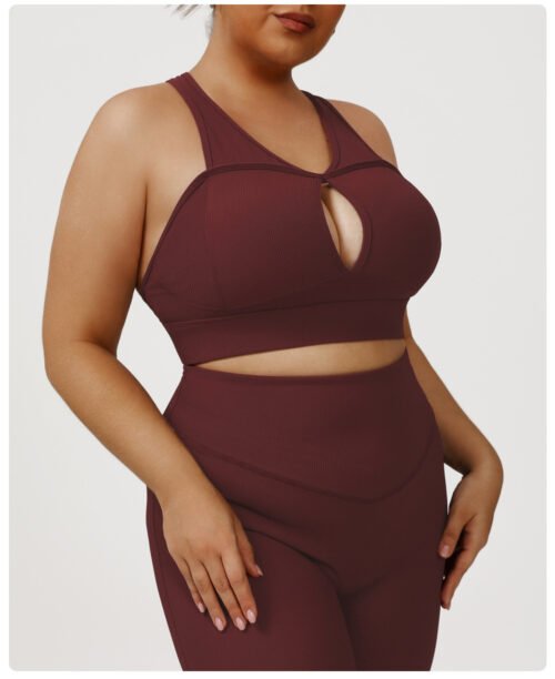 Plus Size High-Strength Push-Up Sports Bra Vest