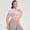 Plus Size Halter Neck Sexy Yoga Workout Top