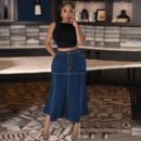 Plus Size Relaxed Fit Casual Denim Long Skirt
