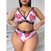 Plus Size Sexy Sports-Style Underwear Two-Piece Set