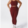 Plus Size Summer Yoga Wear Set – Lightweight Sports Two-Piece