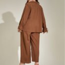 Plus Size Elegant Casual Loose Two-Piece Suit for Spring & Autumn