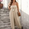 Plus Size Elegant Vacation Jumpsuit for Spring & Summer