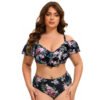 Plus Size High Waist Push-Up Bikini – Flattering & Sexy