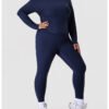 Plus Size High Waist Ankle Length Workout Pants – Slim Fit