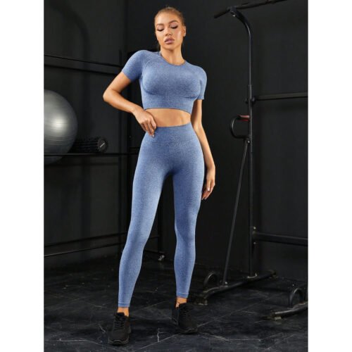 Women’s Quick-Dry Running & Yoga Two-Piece Fitness Set