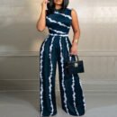 Plus Size Elegant Vacation Jumpsuit for Spring & Summer