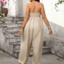 Plus Size Elegant Vacation Jumpsuit for Spring & Summer