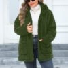 Plus Size Thickened Plush Hooded Winter Jacket