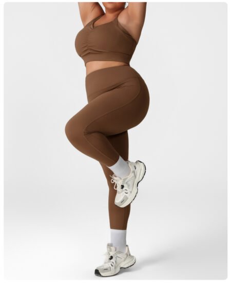 Plus Size Summer Yoga Wear Set – Lightweight Sports Two-Piece