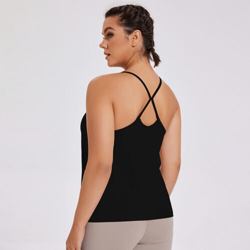 Plus Size Shockproof Beauty Back Sports Bra