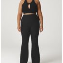 Plus Size High Waist Belly Control Yoga Set – Summer Fitness Wear