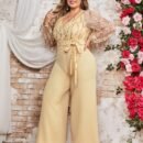 Plus Size Spring Summer Casual Jumpsuit for Women