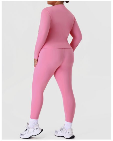 Long Sleeve Yoga Pants Workout Set – Outdoor Running Activewear