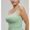 Plus Size Spaghetti Strap Beauty Back Yoga Vest