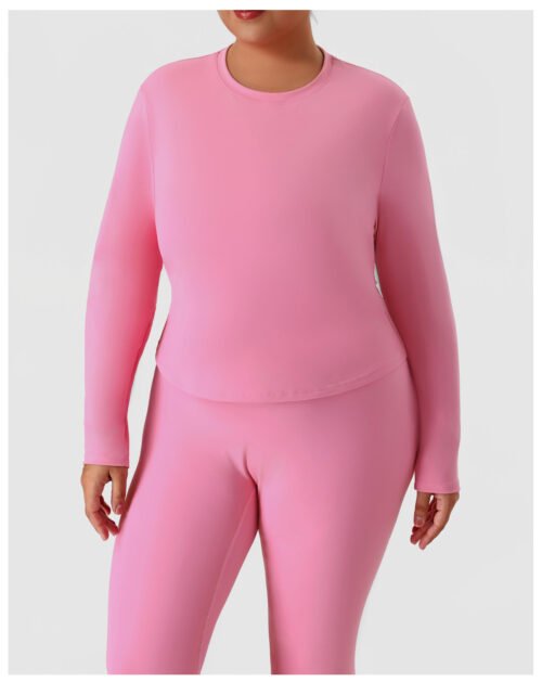 Long Sleeve Yoga Pants Workout Set – Outdoor Running Activewear