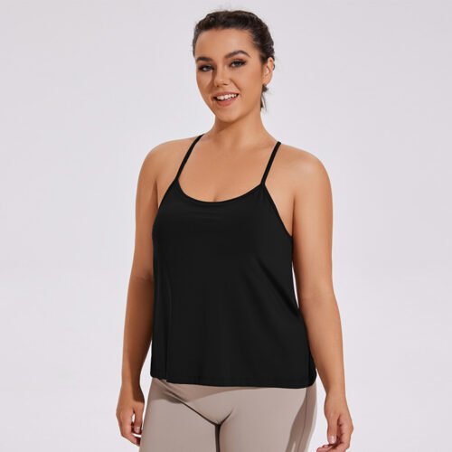 Plus Size Shockproof Beauty Back Sports Bra