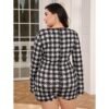Plus Size Long Sleeve Pajama Jumpsuit for Women
