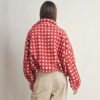 Women’s Autumn Winter Plush Red Plaid Coat