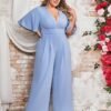 Plus Size Simple Elegant Pants Jumpsuit for Spring & Summer
