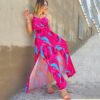 Floral Backless Bohemian Summer Dress