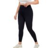 Plus Size Fleece Peach Hip Yoga Pants – Warm Nude Feel Fit