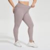 Plus Size High Waist Peach Hip Fitness Pants – Nude Feel Slim Fit