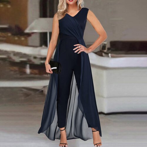 Plus Size Cozy Long Sleeve Casual Jumpsuit for Winter