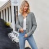 Retro Single-Row Button Loose Cardigan Sweater
