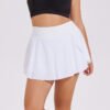 Plus Size High Waist Sports Skirt – Anti-Exposure Yoga & Tennis Skirt