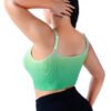 Plus Size Gradient High-Elastic Nude Feel Yoga Bra