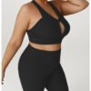 Plus Size High-Strength Push-Up Sports Bra Vest