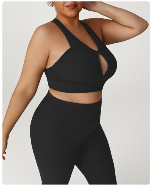 Plus Size High-Strength Push-Up Sports Bra Vest