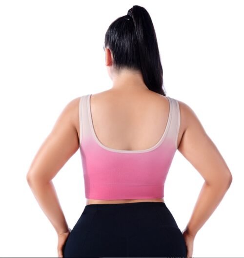 Plus Size Summer Thin One-Piece Yoga Bra