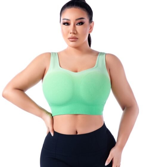 Plus Size Summer Thin One-Piece Yoga Bra